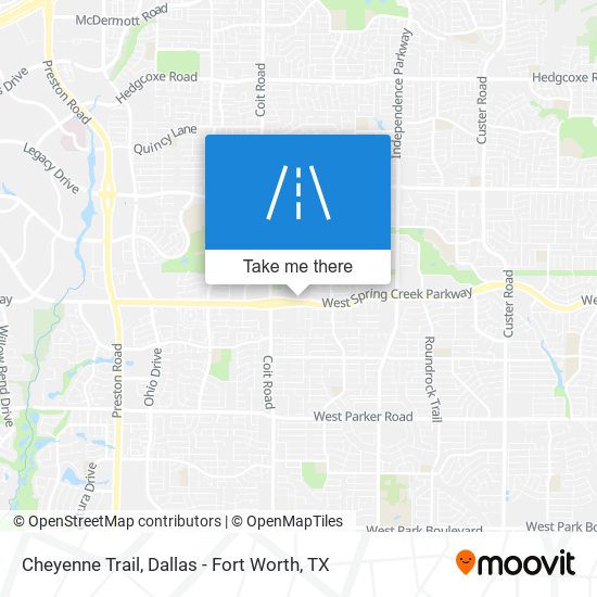 Mapa de Cheyenne Trail