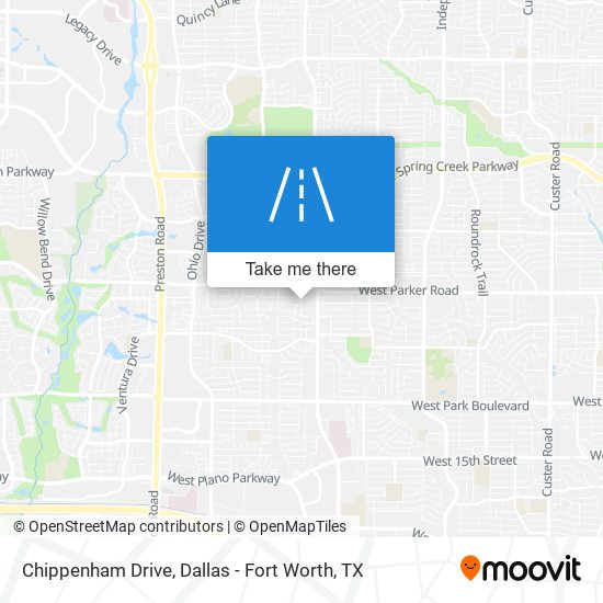 Mapa de Chippenham Drive