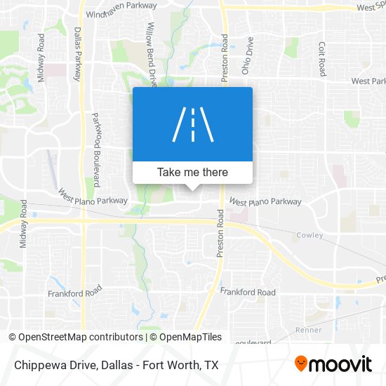 Chippewa Drive map