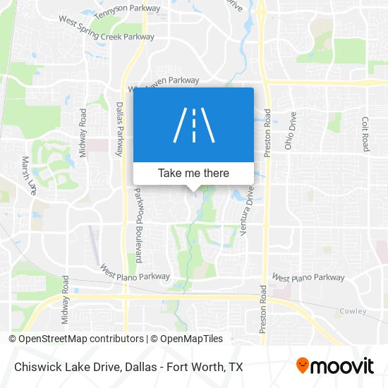 Chiswick Lake Drive map
