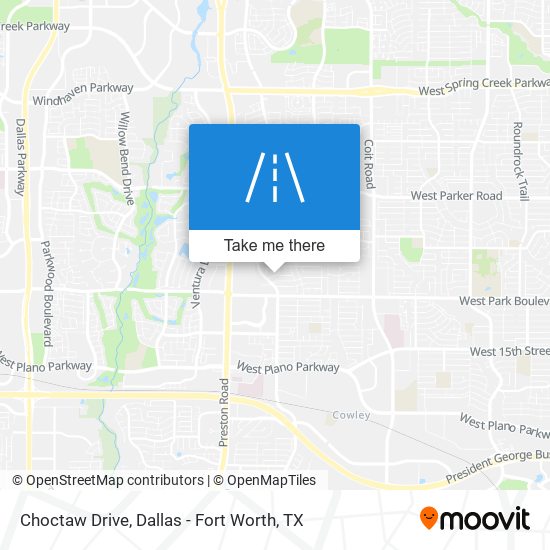 Choctaw Drive map