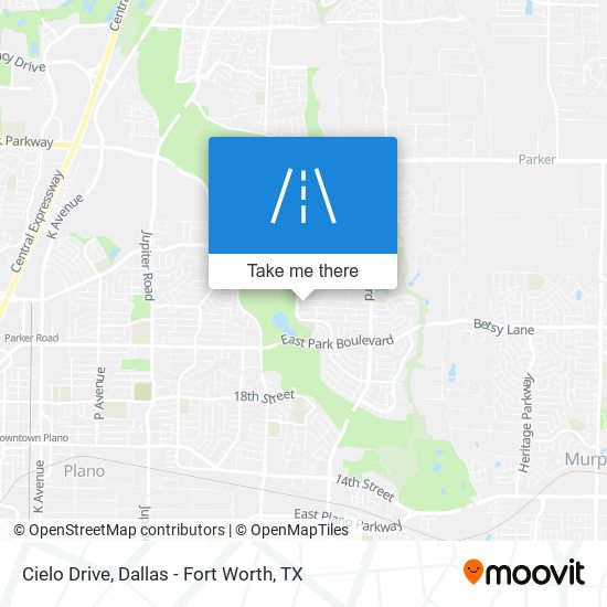 Cielo Drive map