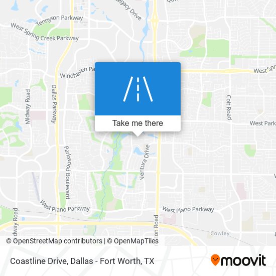 Coastline Drive map