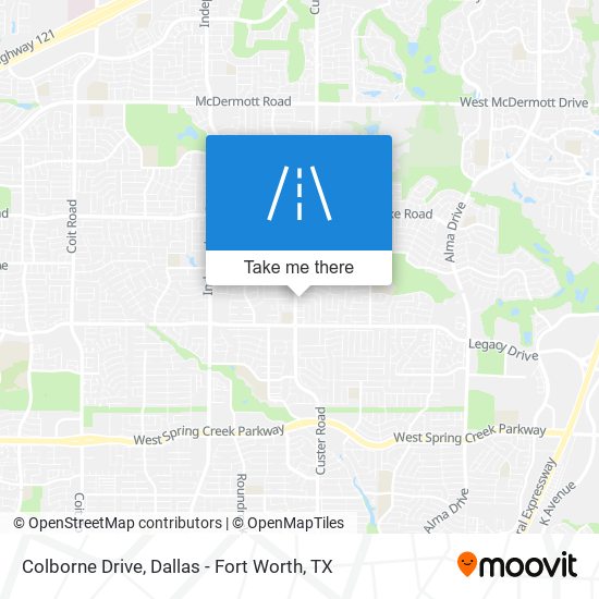 Mapa de Colborne Drive