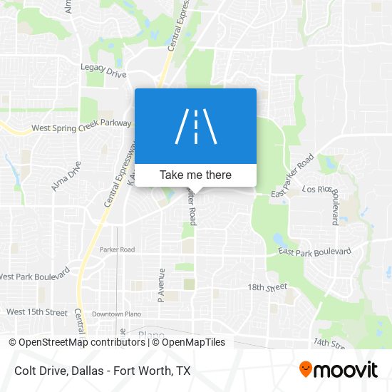 Colt Drive map
