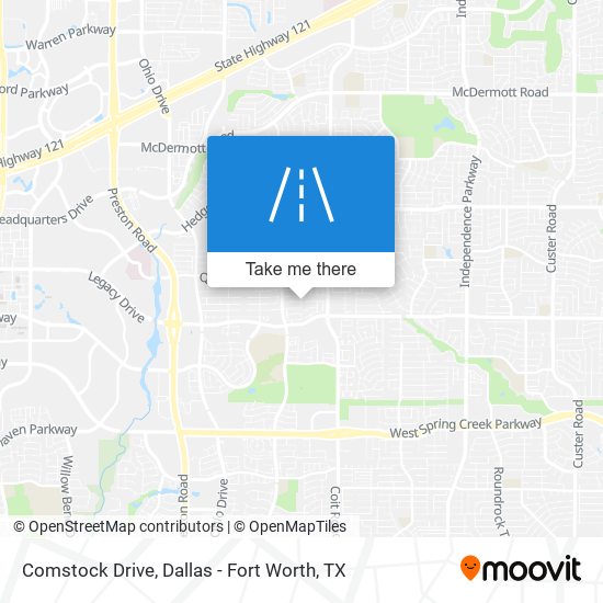 Comstock Drive map