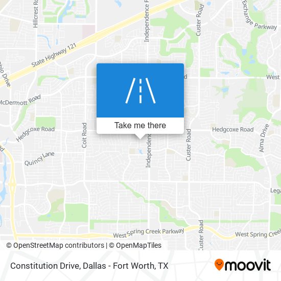 Constitution Drive map