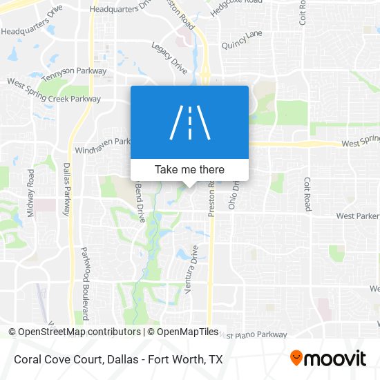 Coral Cove Court map
