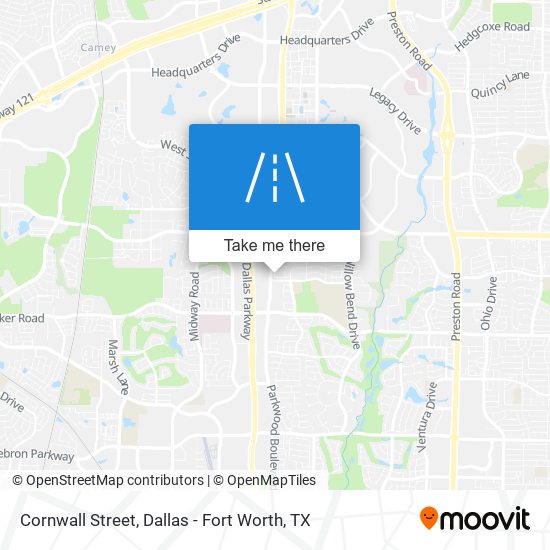 Mapa de Cornwall Street