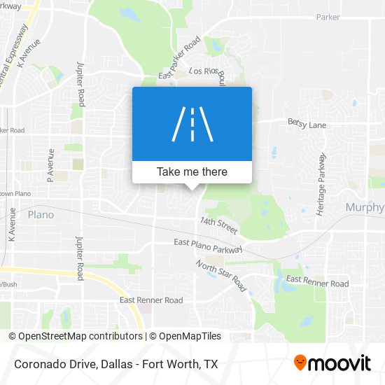 Coronado Drive map