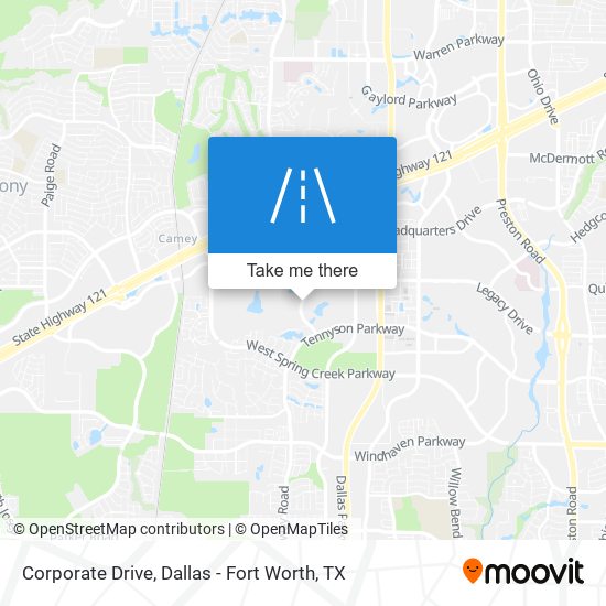 Corporate Drive map
