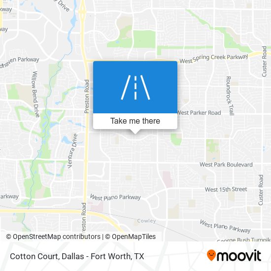 Mapa de Cotton Court