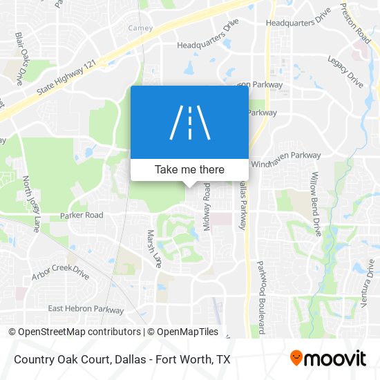 Mapa de Country Oak Court