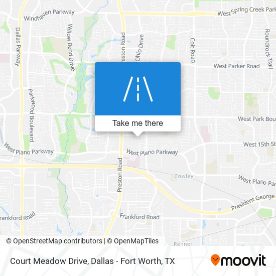 Mapa de Court Meadow Drive