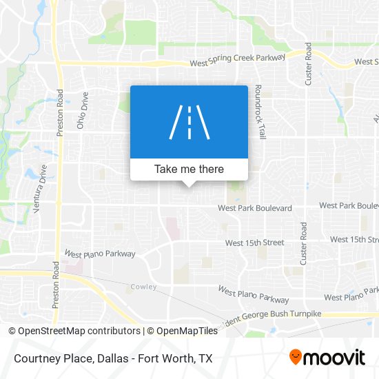 Courtney Place map