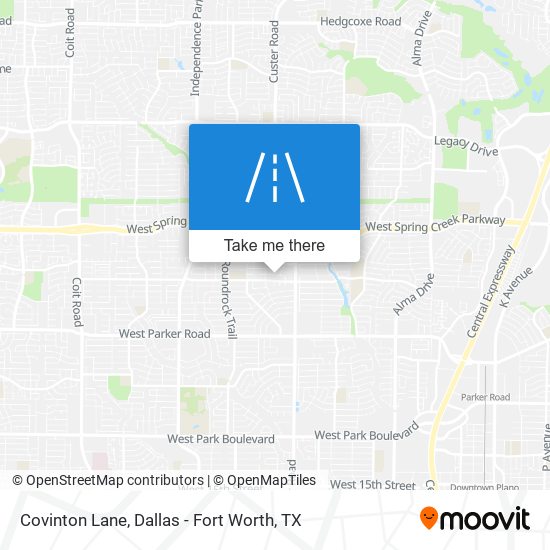 Mapa de Covinton Lane