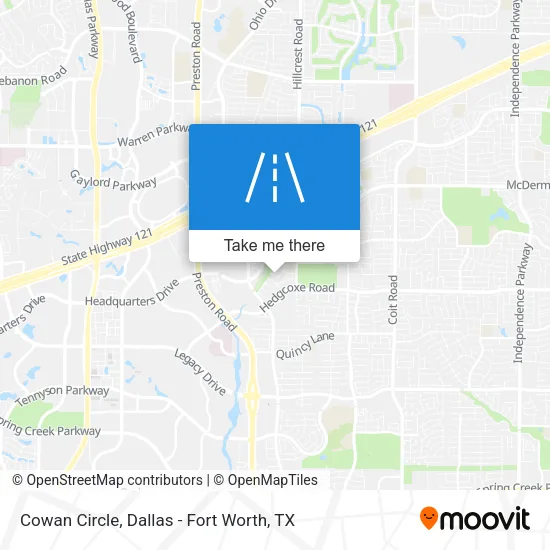 Mapa de Cowan Circle