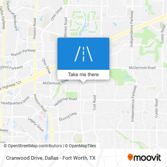 Cranwood Drive map
