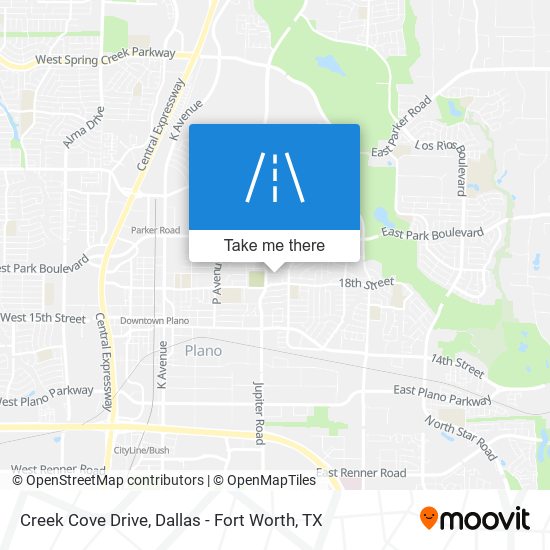 Mapa de Creek Cove Drive