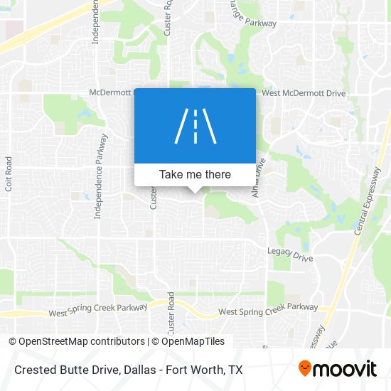 Crested Butte Drive map
