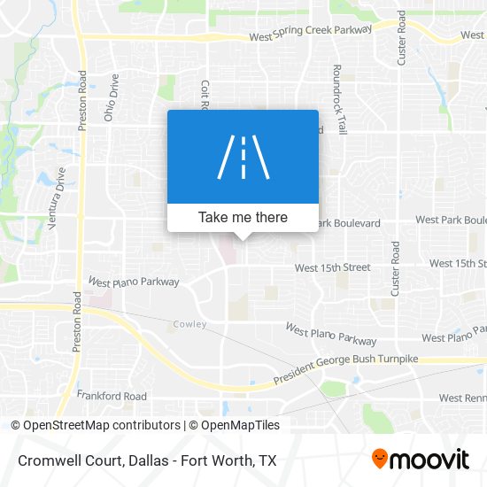 Cromwell Court map