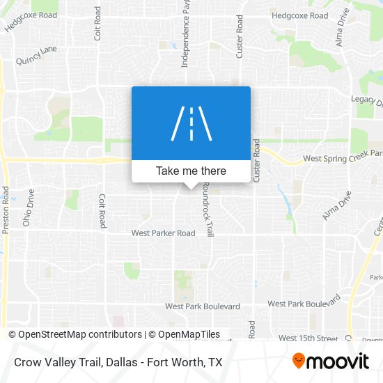 Crow Valley Trail map