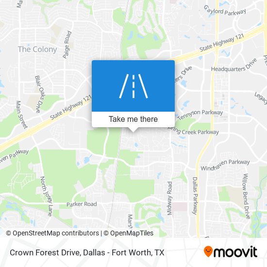 Mapa de Crown Forest Drive