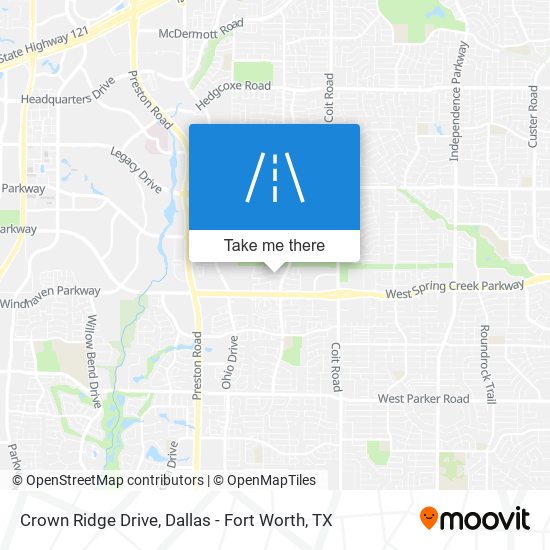 Crown Ridge Drive map