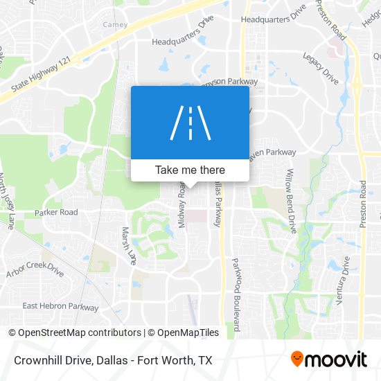 Mapa de Crownhill Drive