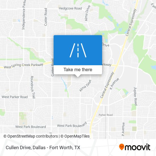 Cullen Drive map