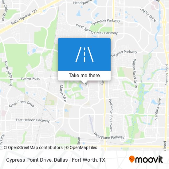 Mapa de Cypress Point Drive