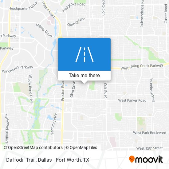 Daffodil Trail map