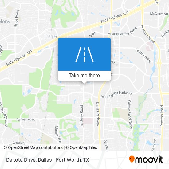 Dakota Drive map