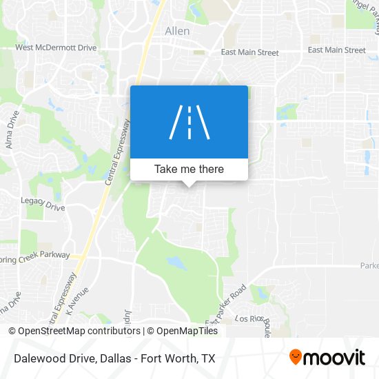 Mapa de Dalewood Drive