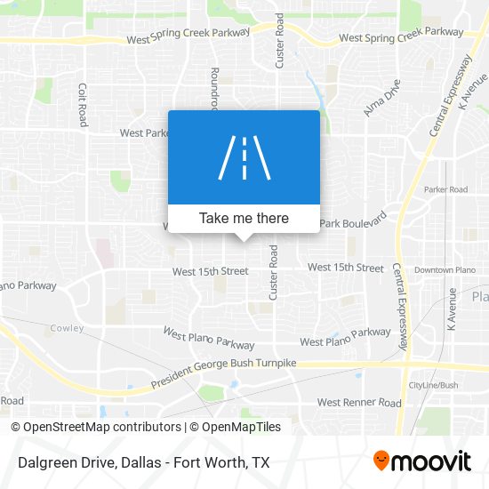 Dalgreen Drive map