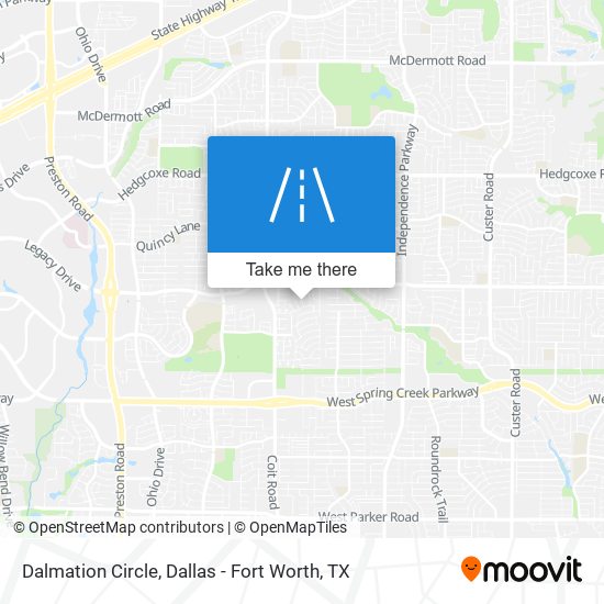 Dalmation Circle map