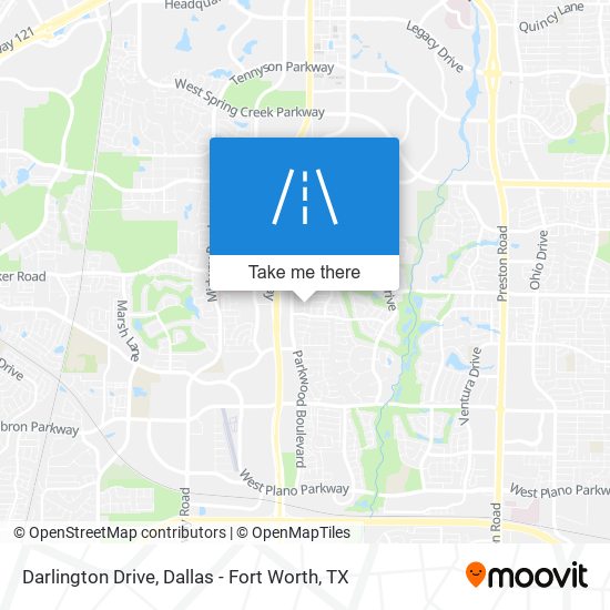 Darlington Drive map