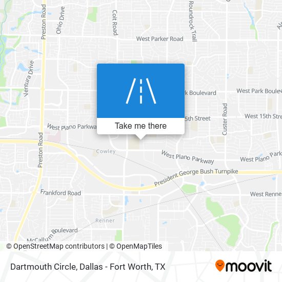 Dartmouth Circle map