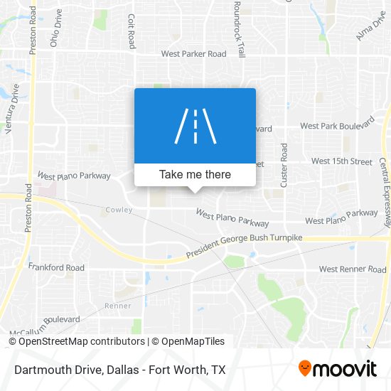 Dartmouth Drive map