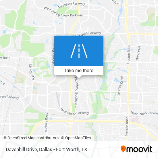 Davenhill Drive map