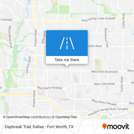 Daybreak Trail map