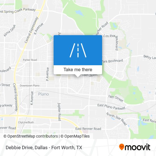 Debbie Drive map