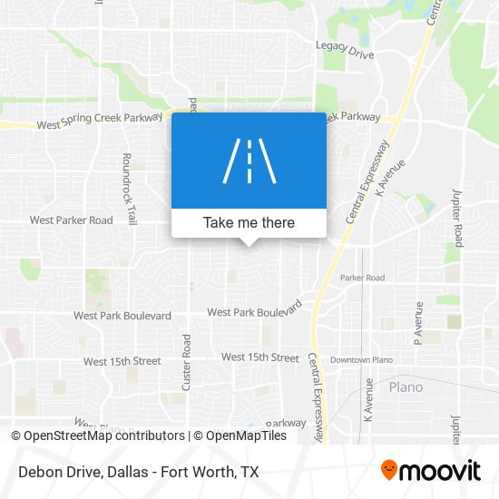 Debon Drive map