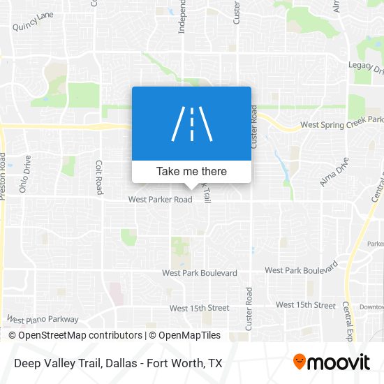 Deep Valley Trail map