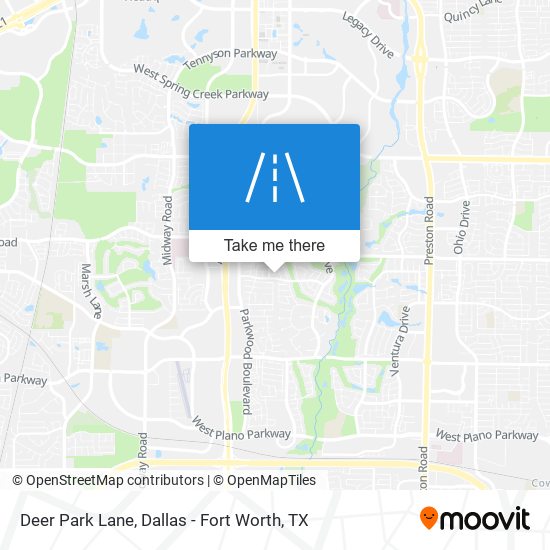 Deer Park Lane map