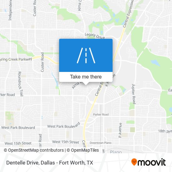 Dentelle Drive map