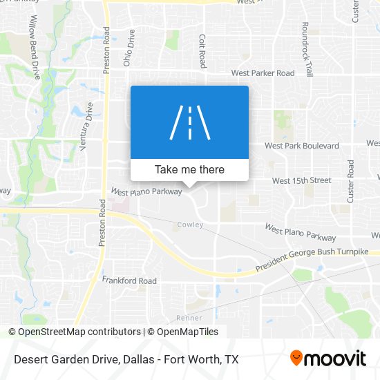 Desert Garden Drive map
