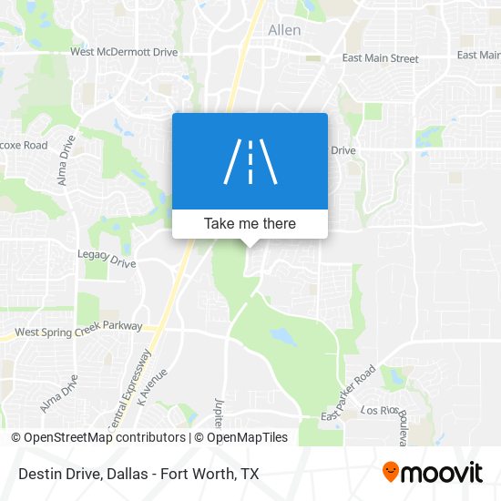 Destin Drive map