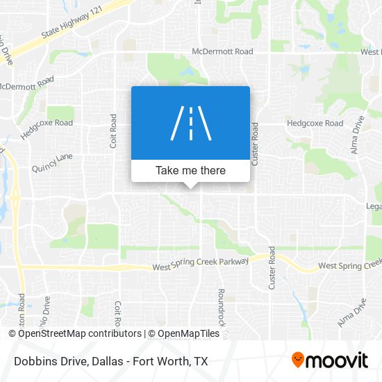 Dobbins Drive map