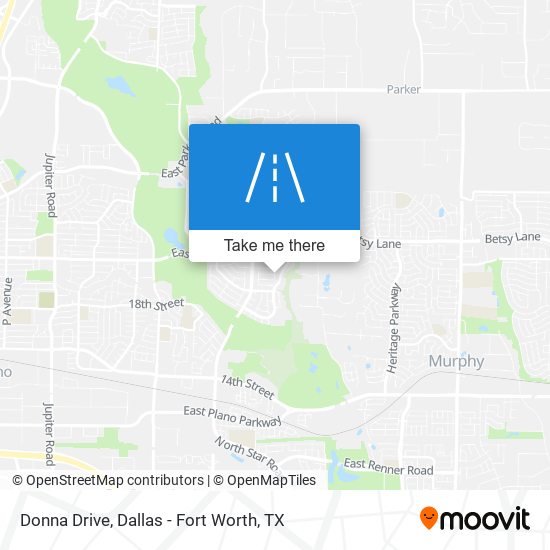 Donna Drive map